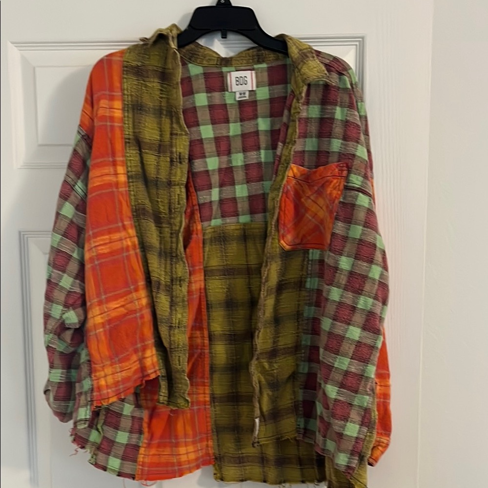 BDG Multicolor Plaid Shirt